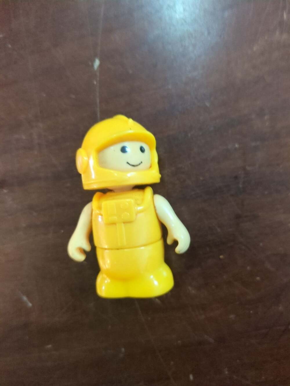 Vintage Little People | Moveable Arms | Man | Astronaut | Yellow